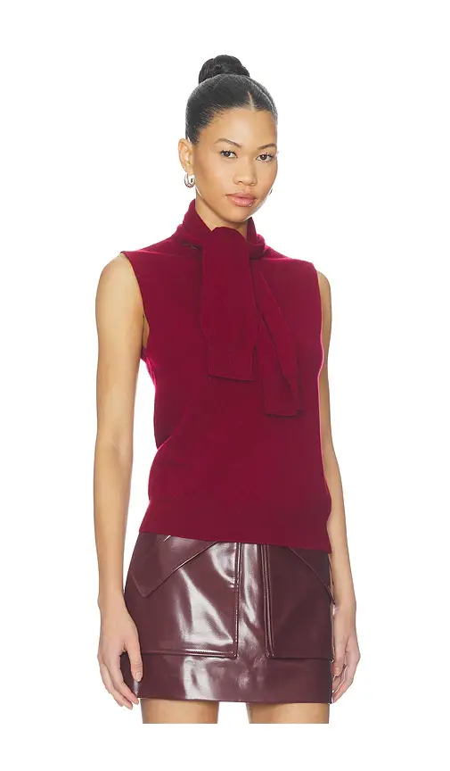 Aknvas Giorgia Cashmere Wool Blend Sleeveless Tie Knit Top | Thumbnail 2 Aknvas Giorgia Cashmere Wool Blend Sleeveless Tie Knit Top | Thumbnail 2