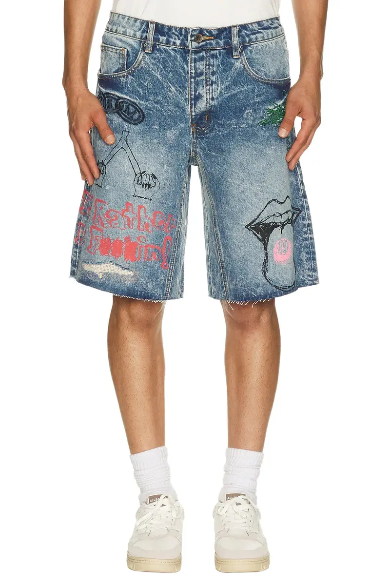 Doodle Denim Shorts Doodle Denim Shorts