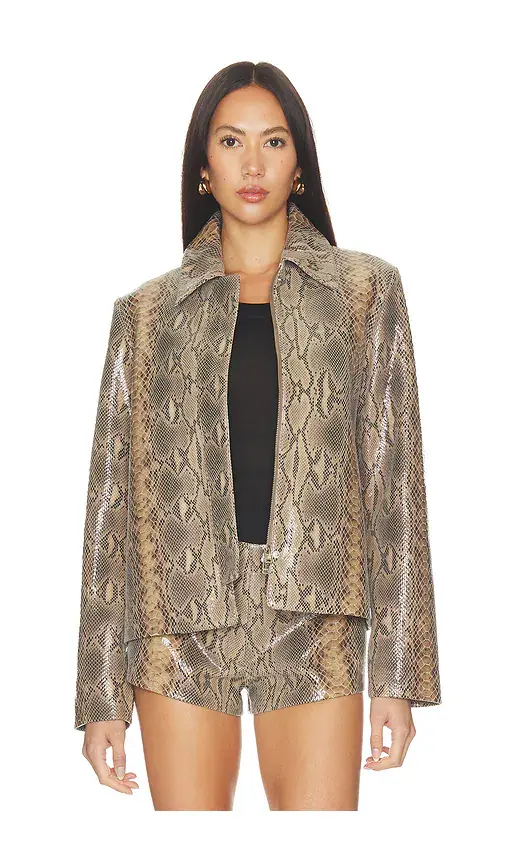 Mimchik Blouson Leather Jacket | Thumbnail 2 Mimchik Blouson Leather Jacket | Thumbnail 2