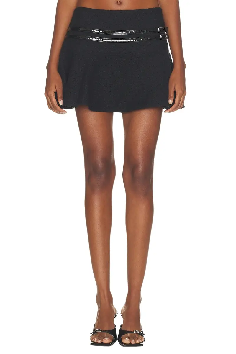 Sophie Double Belt Mini Skirt Sophie Double Belt Mini Skirt