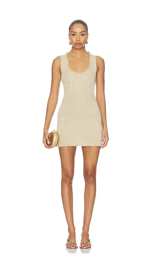 MAJORELLE x Blake Evin Zabrina Flower Embroidered Mini Dress | Image 1 MAJORELLE x Blake Evin Zabrina Flower Embroidered Mini Dress | Image 1