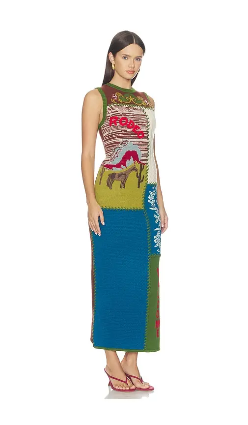 ALÉMAIS Lasso Patchwork Knit Dress | Thumbnail 2 ALÉMAIS Lasso Patchwork Knit Dress | Thumbnail 2