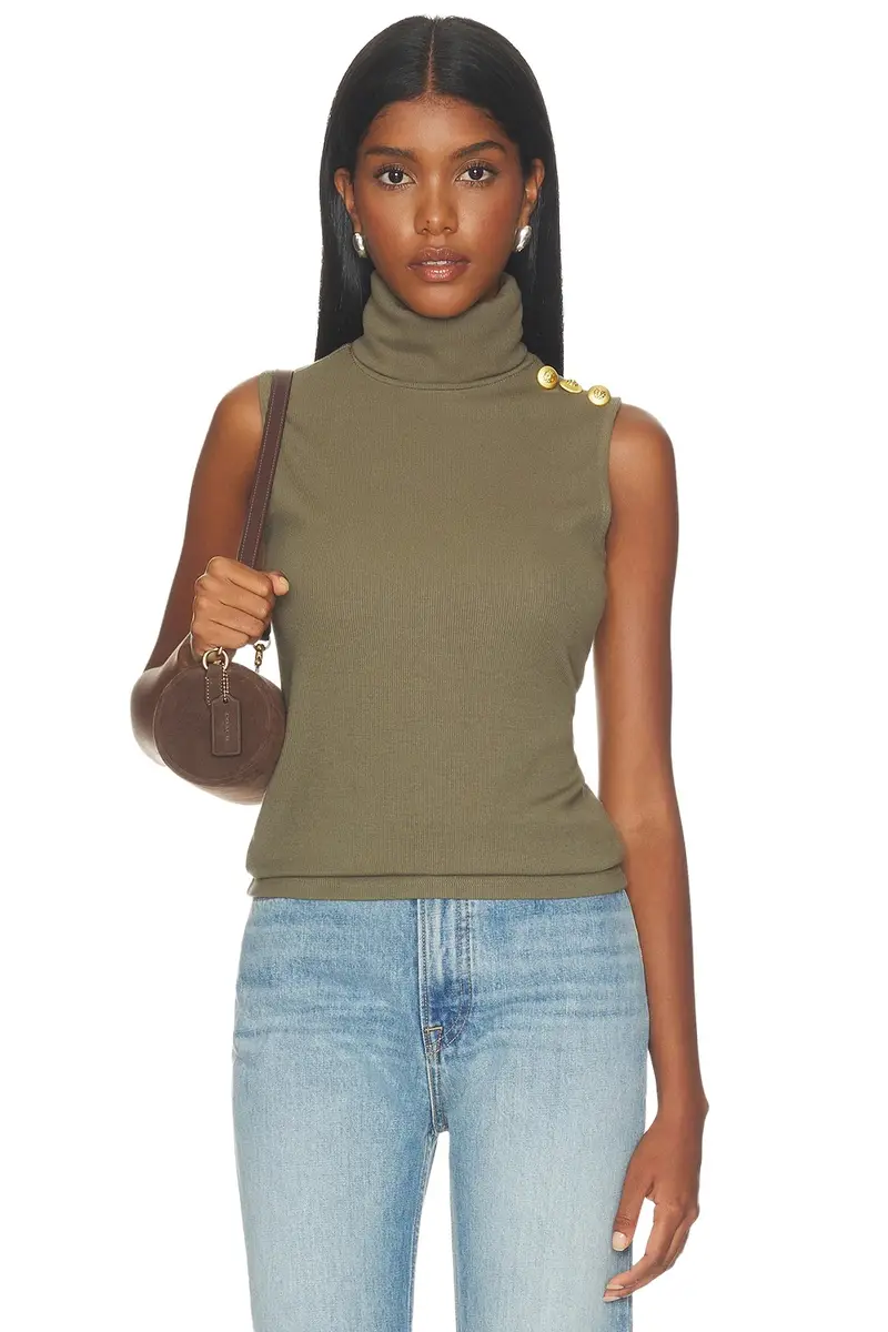 L'Agence Ceci Slvless Turtle Neck