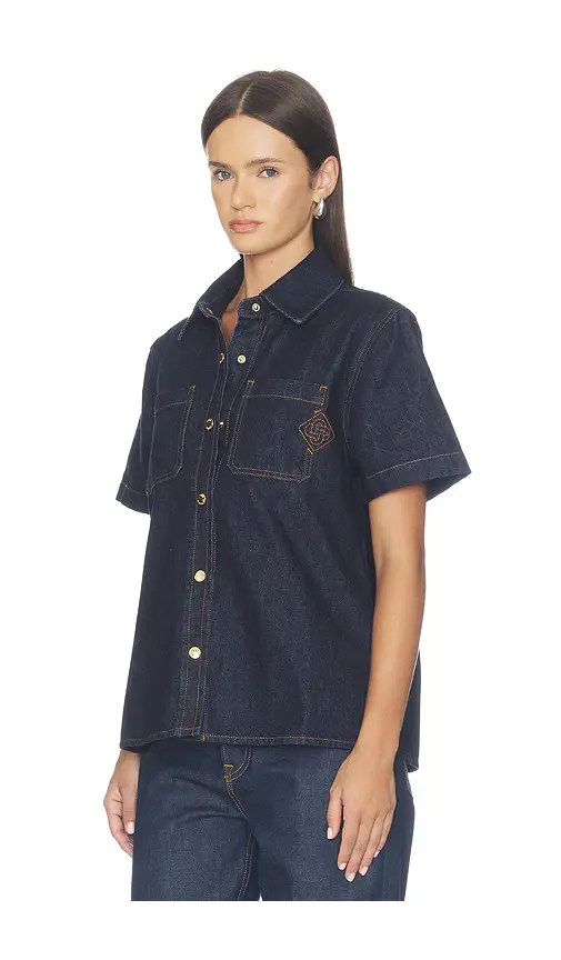 Casablanca Denim Shirt | Thumbnail 2 Casablanca Denim Shirt | Thumbnail 2