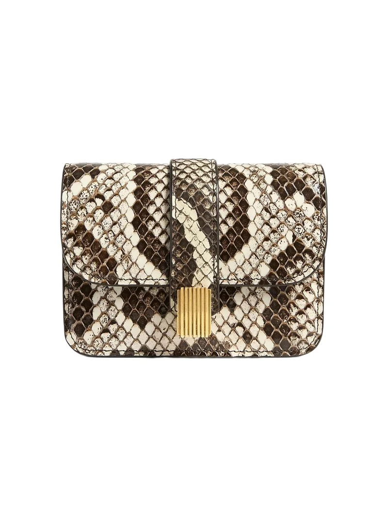 Blake Nano Bag In Natural Python