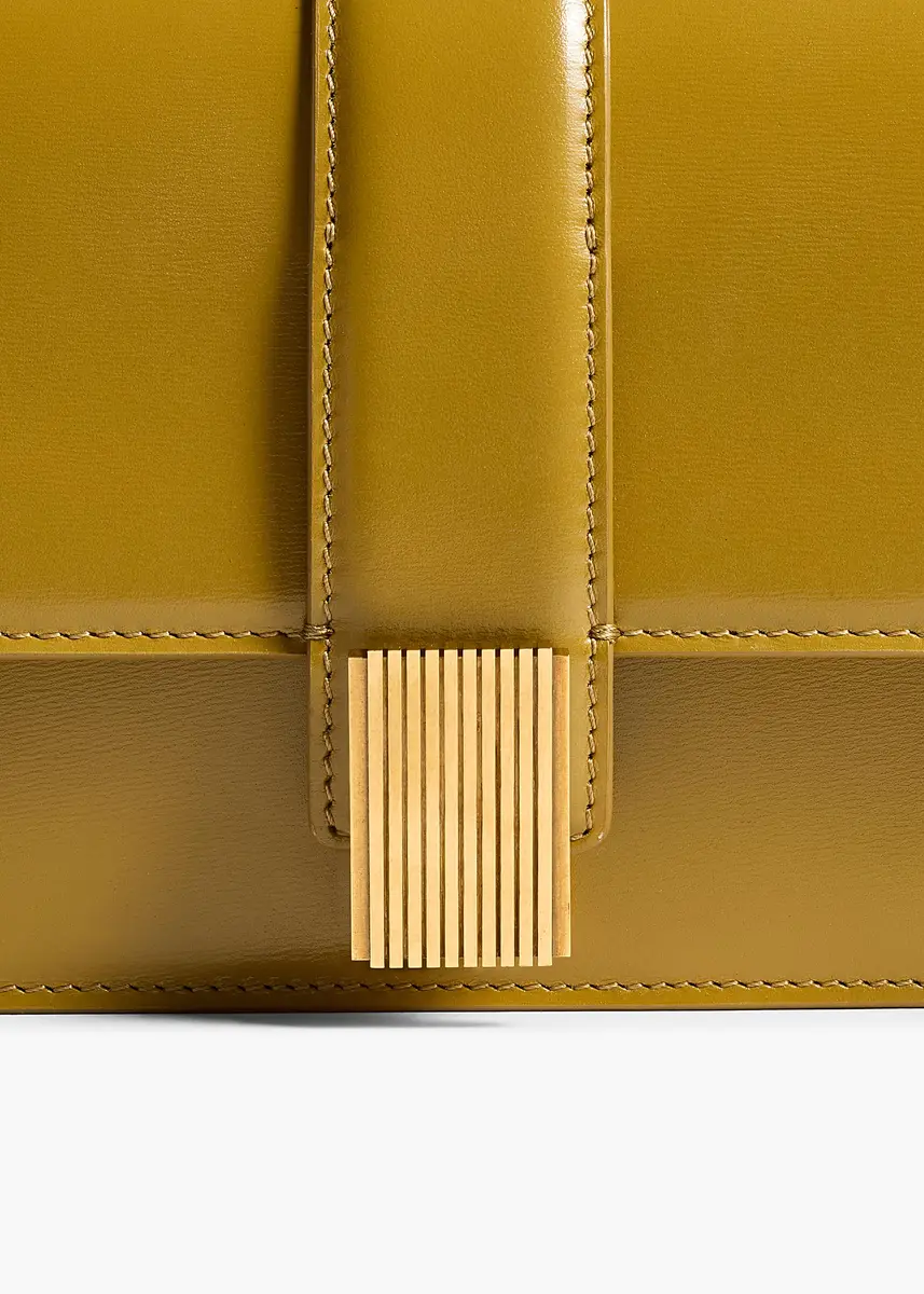 Khaite Blake Long Clutch In Golden Olive | Thumbnail 4 Khaite Blake Long Clutch In Golden Olive | Thumbnail 4