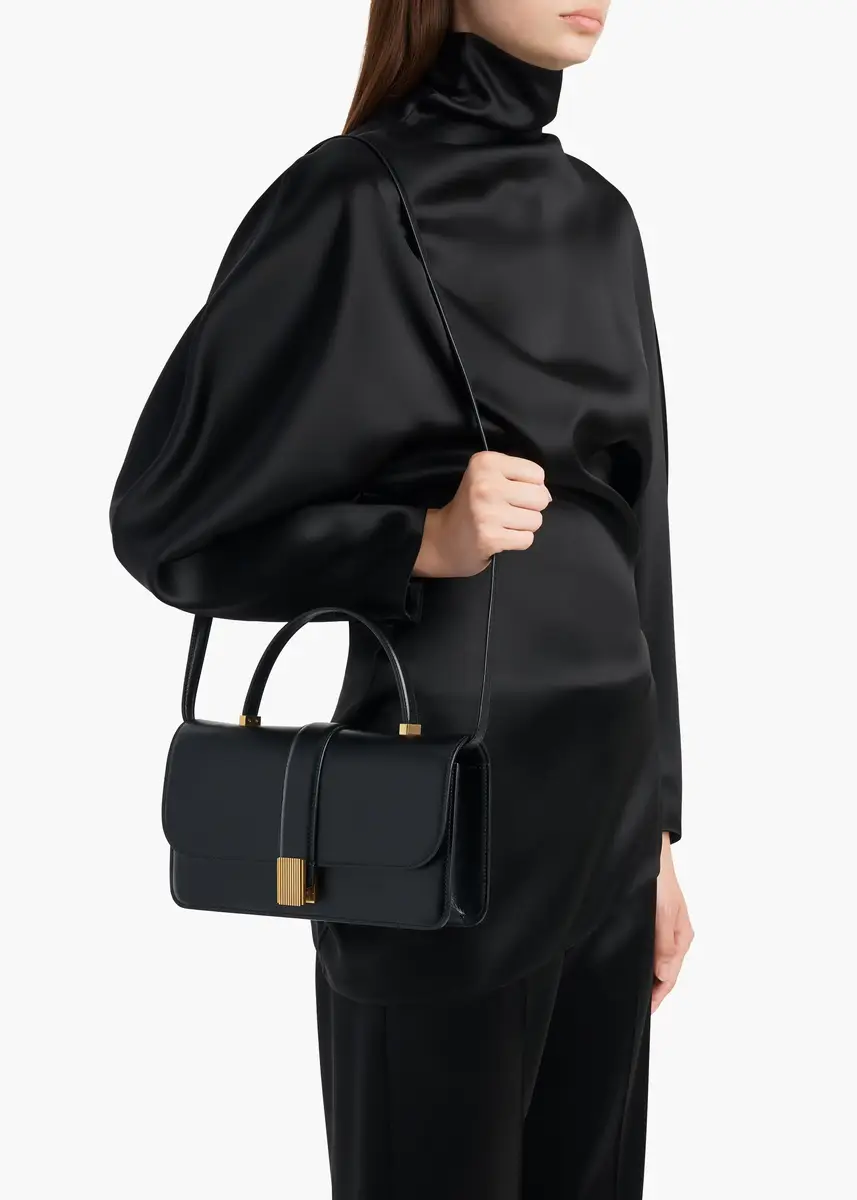 Khaite Blake Top Handle Bag In Black | Thumbnail 4 Khaite Blake Top Handle Bag In Black | Thumbnail 4