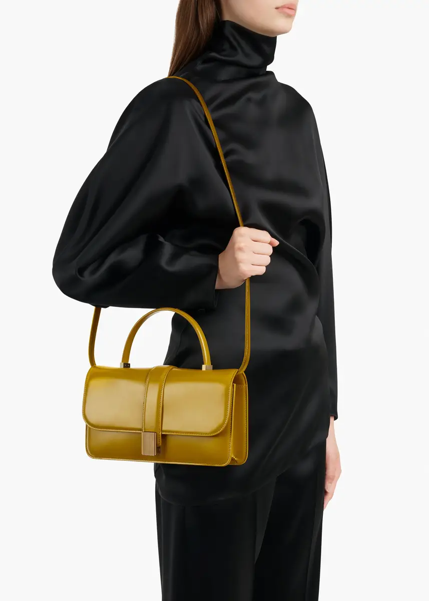 Khaite Blake Top Handle Bag In Golden Olive | Thumbnail 5 Khaite Blake Top Handle Bag In Golden Olive | Thumbnail 5