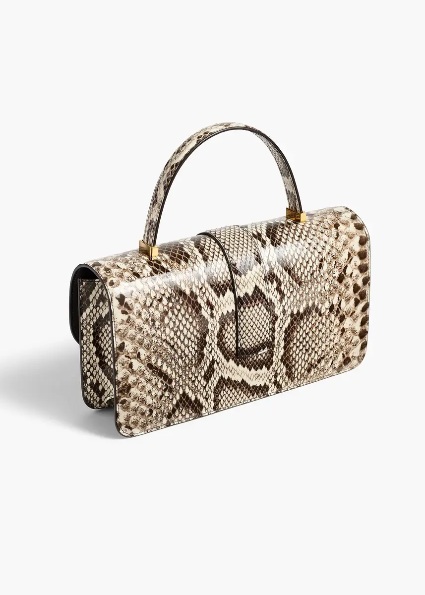 Khaite Blake Top Handle Bag In Natural Python | Thumbnail 2 Khaite Blake Top Handle Bag In Natural Python | Thumbnail 2