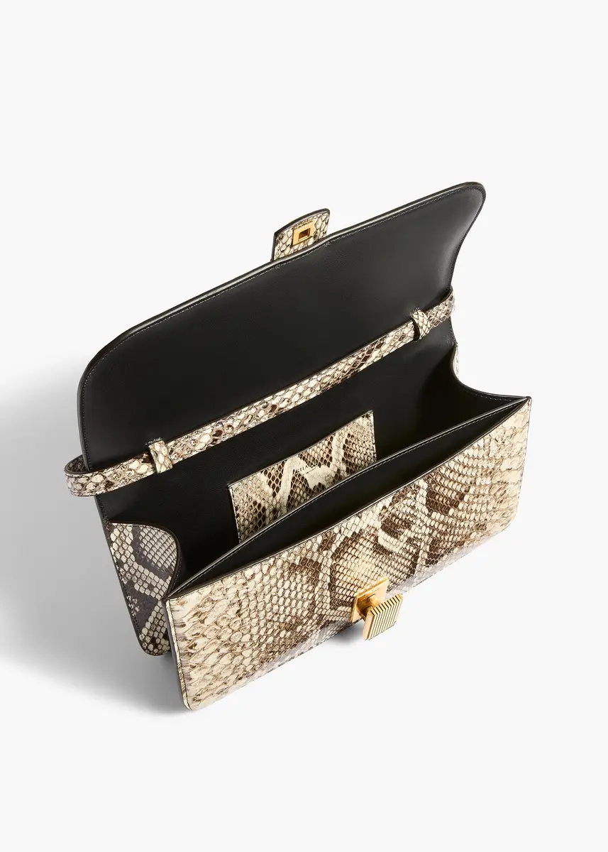 Khaite Blake Top Handle Bag In Natural Python | Thumbnail 3 Khaite Blake Top Handle Bag In Natural Python | Thumbnail 3