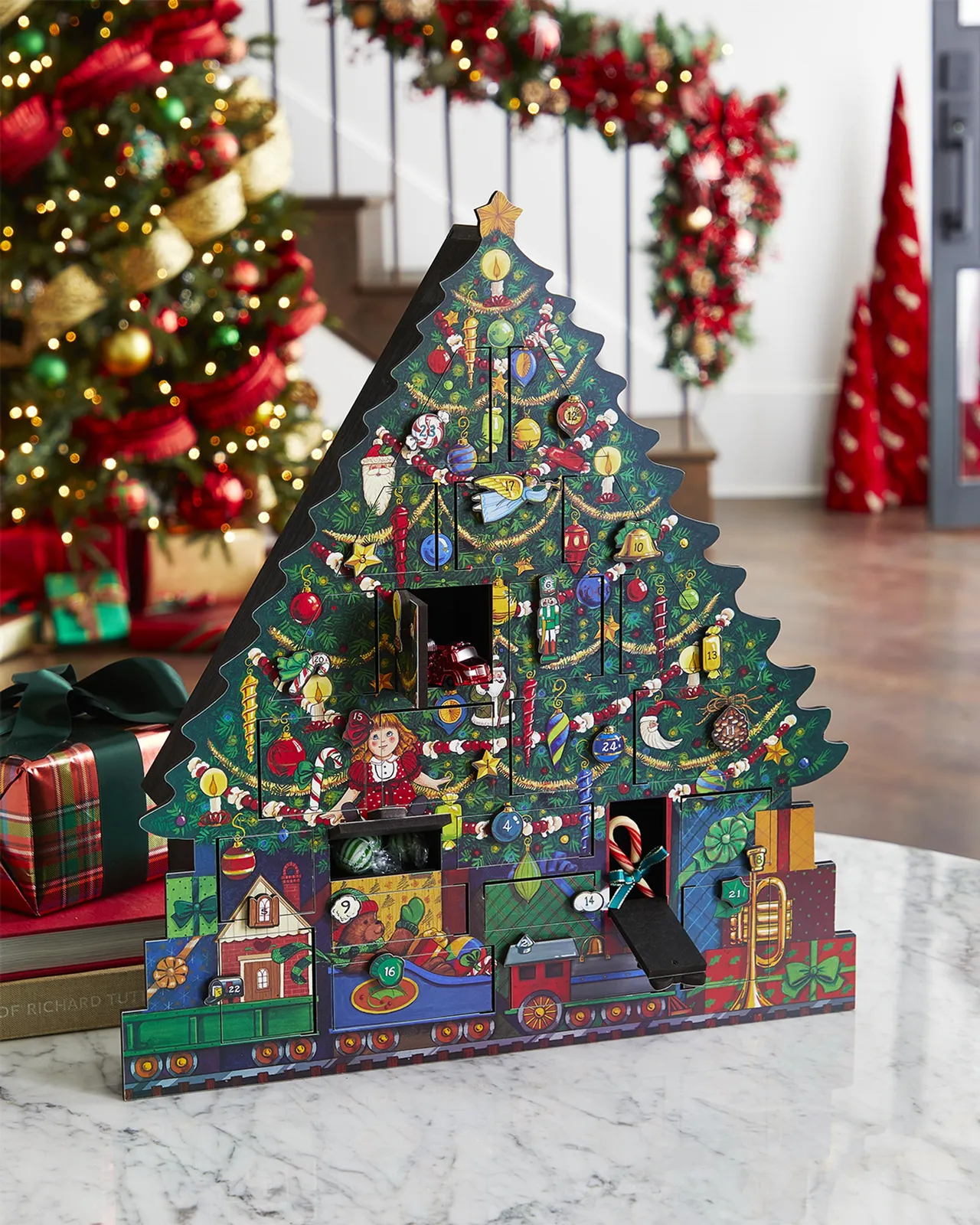 Byers ' Choice Christmas Tree Advent Calendar