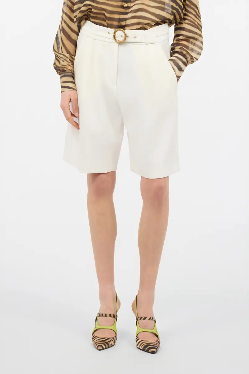 Roberto Cavalli Tailored Shorts With Belt | Thumbnail 2