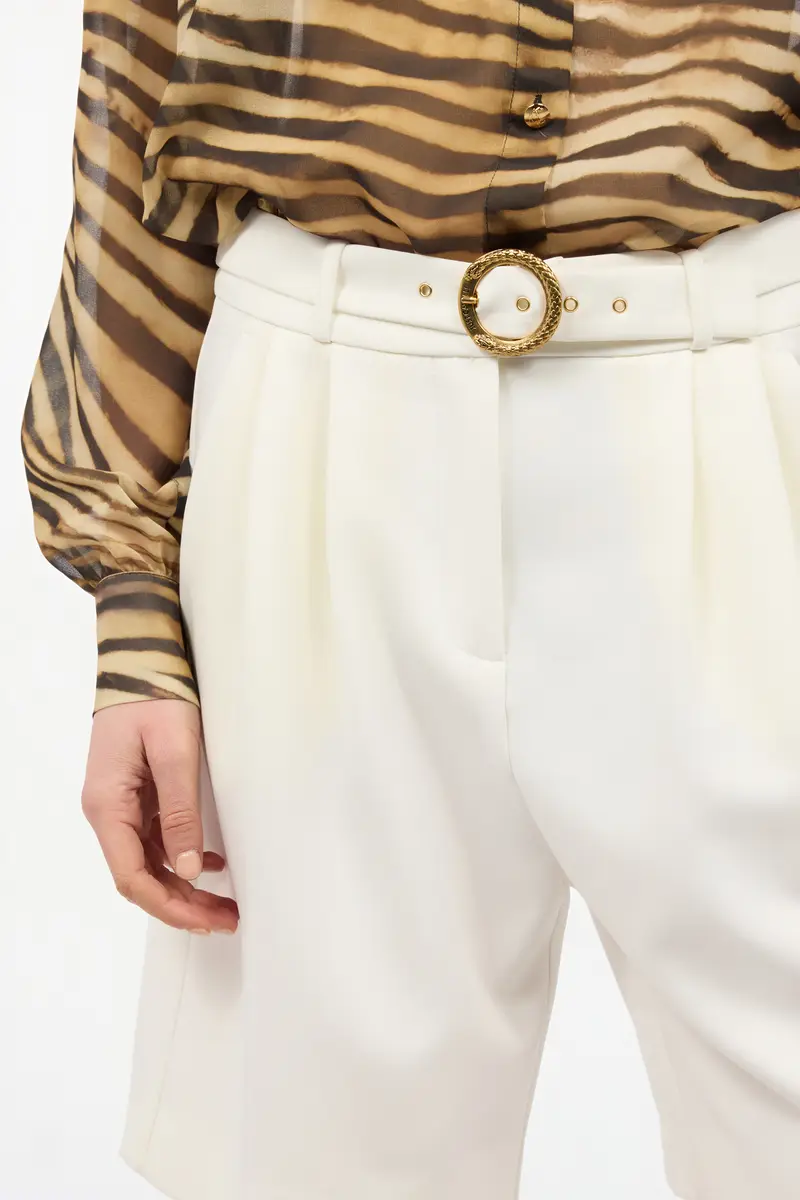 Roberto Cavalli Tailored Shorts With Belt | Thumbnail 4