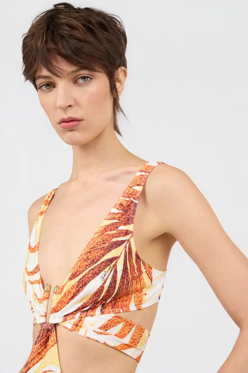 Roberto Cavalli Golden Palm One-Piece Swimsuit | Thumbnail 4 Roberto Cavalli Golden Palm One-Piece Swimsuit | Thumbnail 4