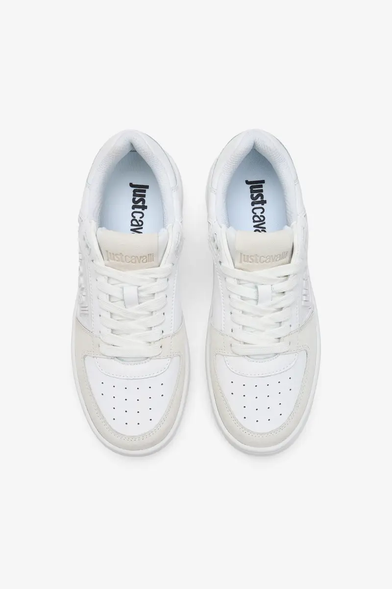 Roberto Cavalli White Logo Detail Chunky Sneakers | Thumbnail 4 Roberto Cavalli White Logo Detail Chunky Sneakers | Thumbnail 4