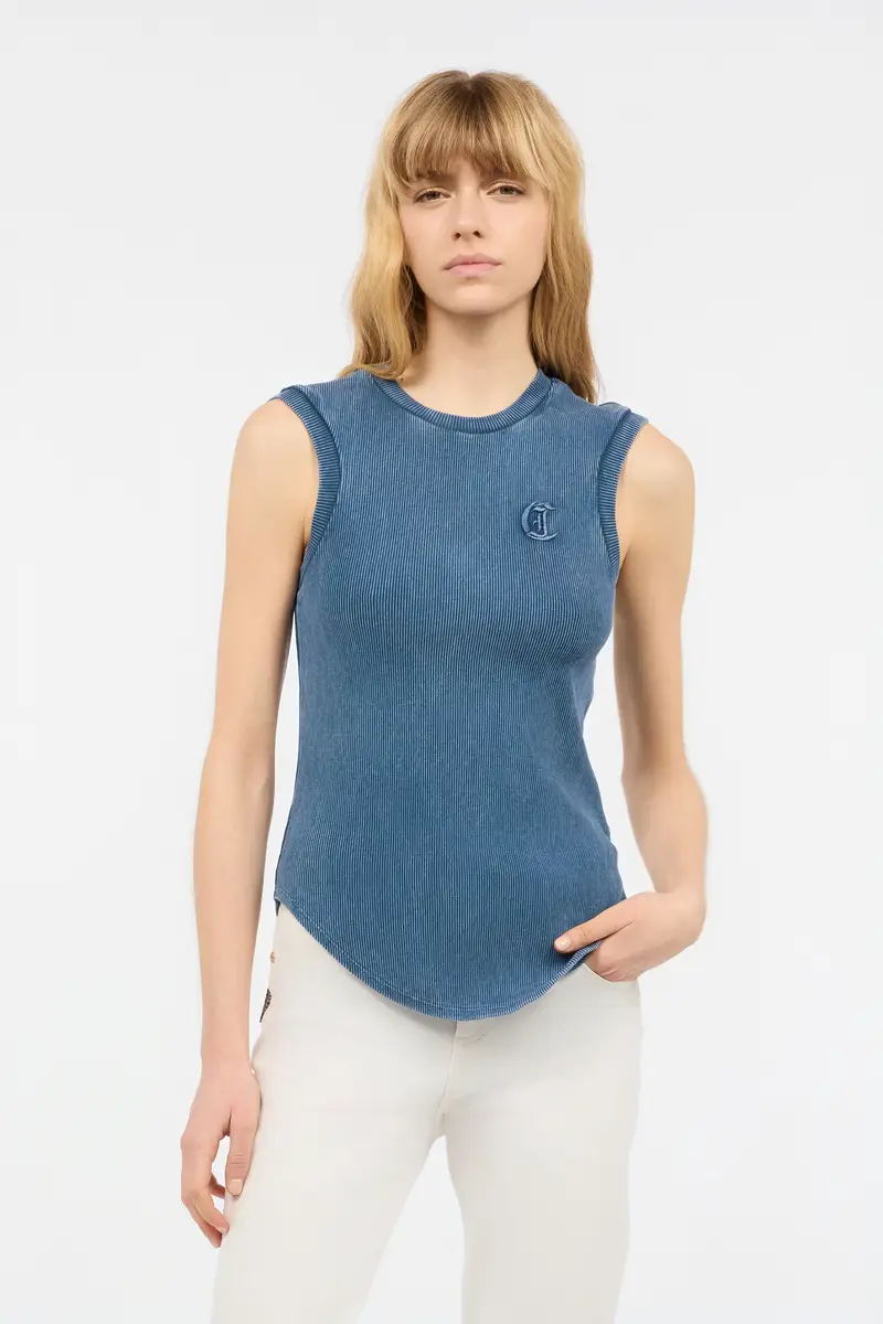 Roberto Cavalli Tank Top With JC Monogram | Thumbnail 2 Roberto Cavalli Tank Top With JC Monogram | Thumbnail 2