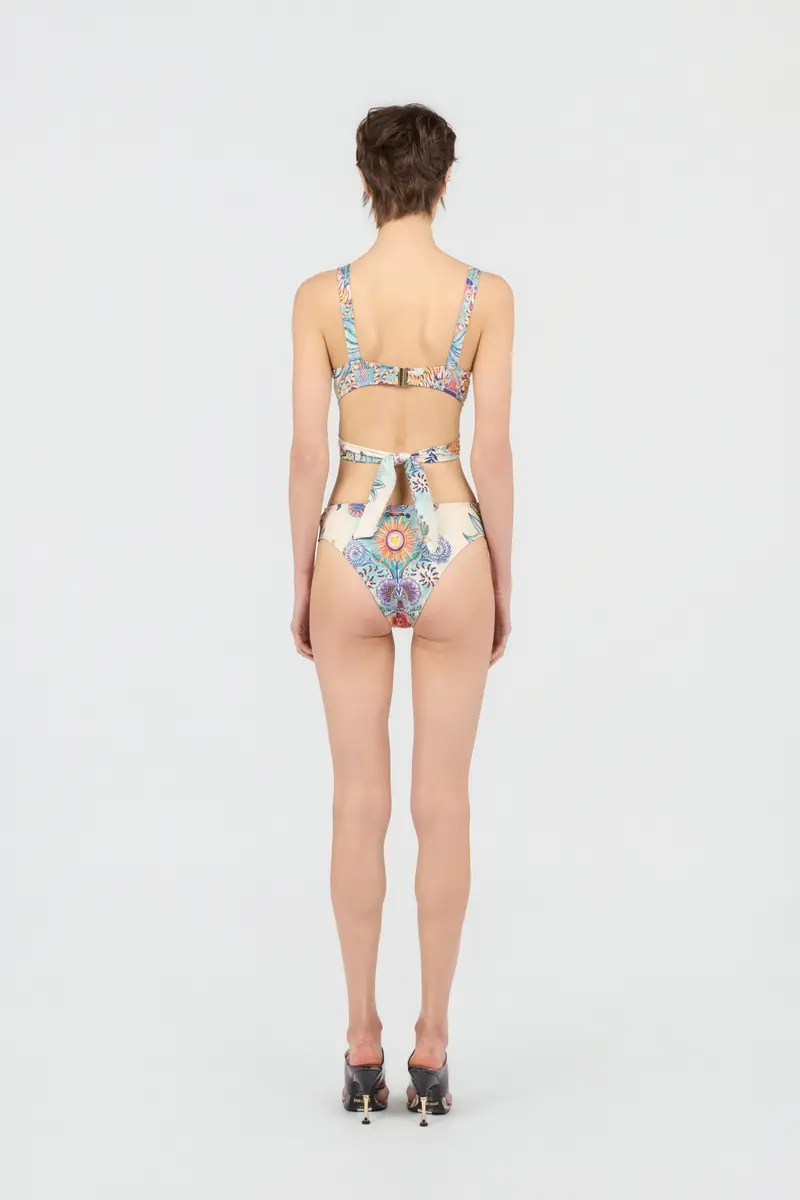 Roberto Cavalli Tropical Garden Print One-Piece Swimsuit | Thumbnail 3