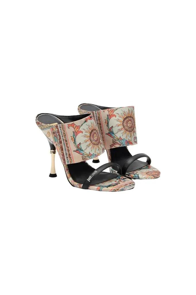 Sandal with Persian Tarot Print Sandal with Persian Tarot Print