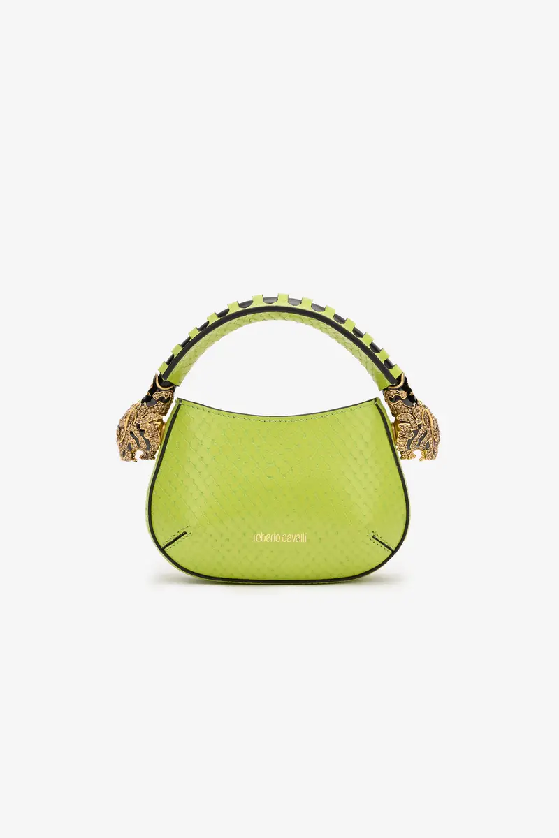 Roberto Cavalli Mini Roar Bag With Snake Print | Thumbnail 3 Roberto Cavalli Mini Roar Bag With Snake Print | Thumbnail 3