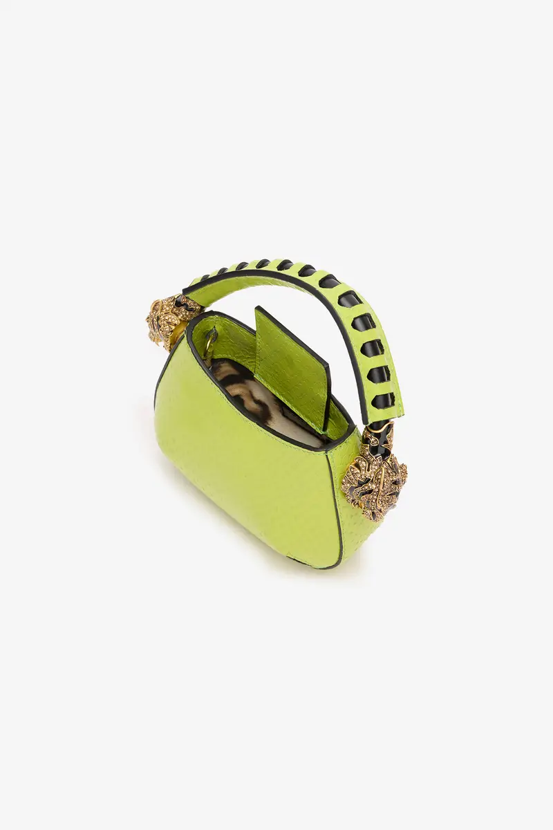 Roberto Cavalli Mini Roar Bag With Snake Print | Thumbnail 6 Roberto Cavalli Mini Roar Bag With Snake Print | Thumbnail 6