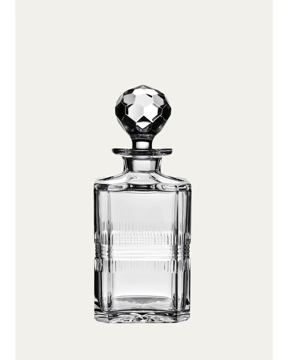 William Yeoward Crystal Gemma Square Decanter Gift Set | Image 1 William Yeoward Crystal Gemma Square Decanter Gift Set | Image 1