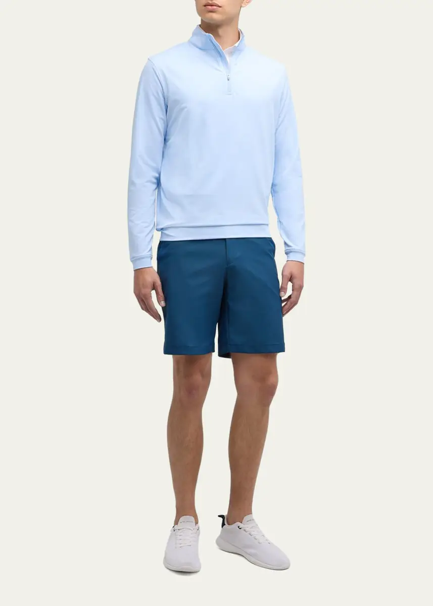 Peter Millar Men's Perth Micro-Stripe Half-Zip Sweater | Thumbnail 2 Peter Millar Men's Perth Micro-Stripe Half-Zip Sweater | Thumbnail 2