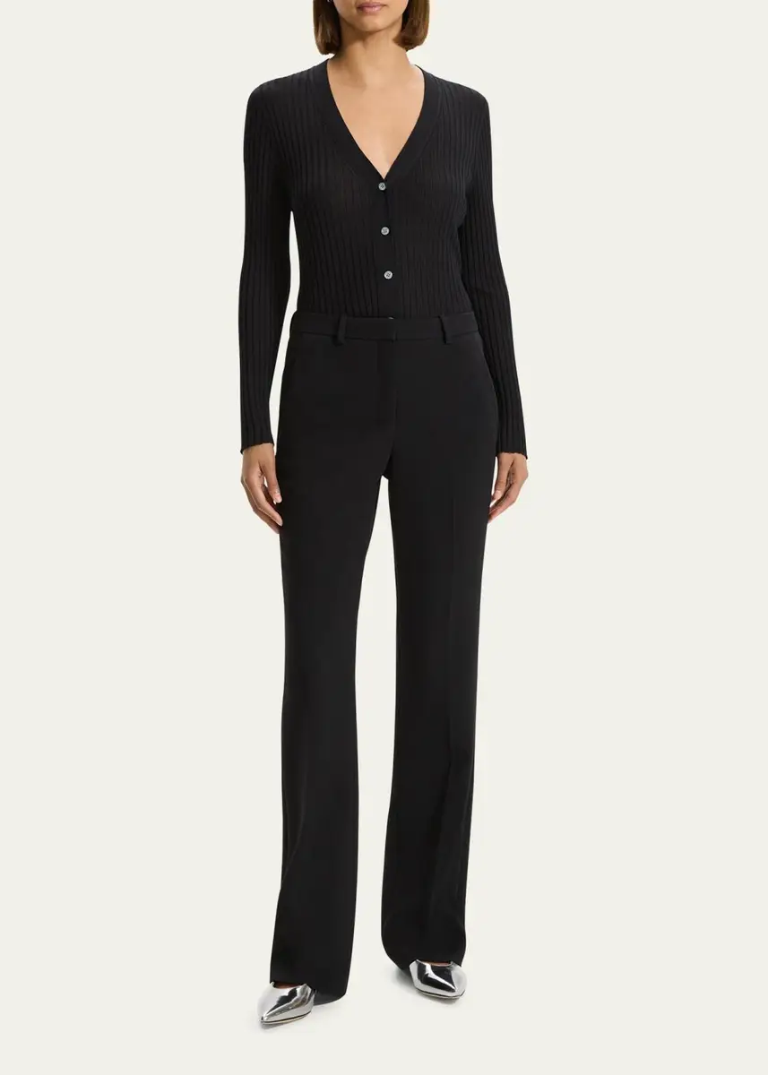 Theory Admiral Crepe Slim Full-Length Trousers | Thumbnail 2 Theory Admiral Crepe Slim Full-Length Trousers | Thumbnail 2
