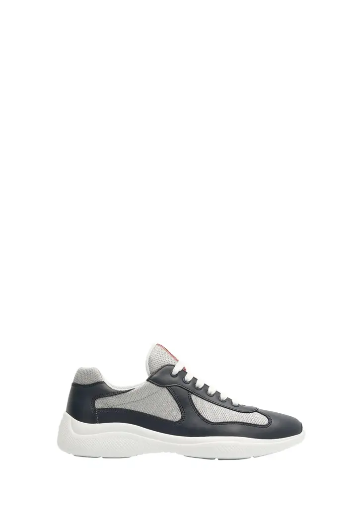 Prada Men's Americas Cup Leather Trainer Sneakers | Image 1 Prada Men's Americas Cup Leather Trainer Sneakers | Image 1