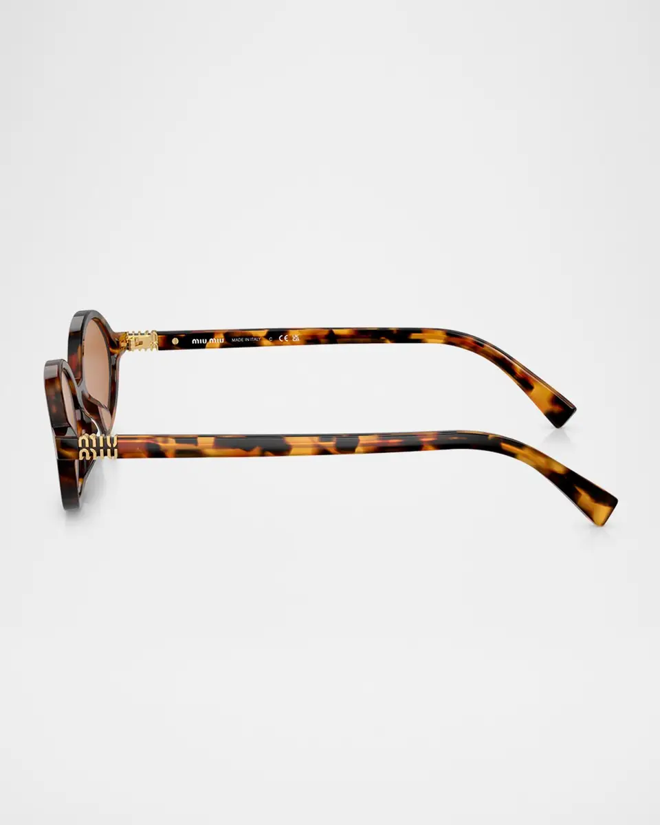 Miu Miu Acetate Oval Sunglasses | Thumbnail 2 Miu Miu Acetate Oval Sunglasses | Thumbnail 2
