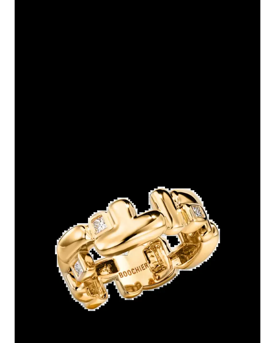Boochier 18K Yellow Gold Diamond Arcade Double Eternity Ring | Thumbnail 2 Boochier 18K Yellow Gold Diamond Arcade Double Eternity Ring | Thumbnail 2