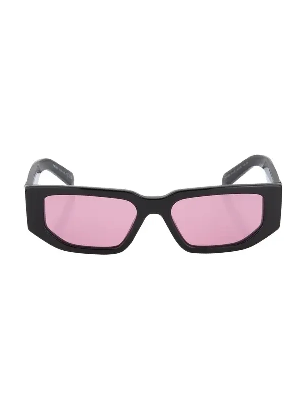Men's Triangle Logo Bicolor Rectangle Sunglasses Men's Triangle Logo Bicolor Rectangle Sunglasses