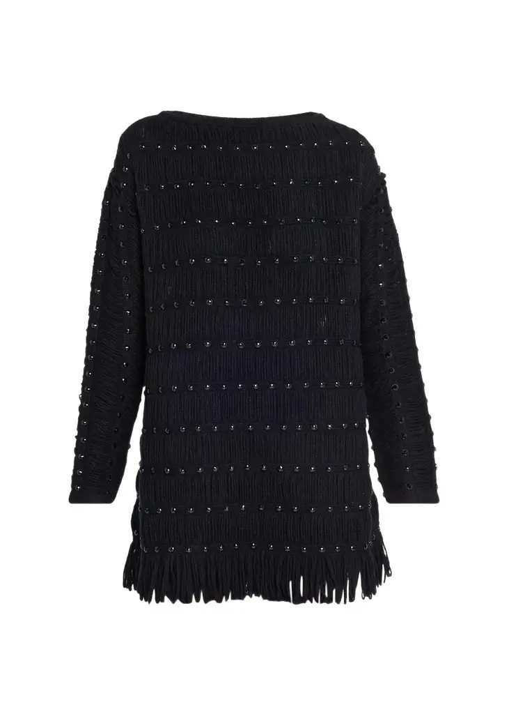 Diotima Notte Crystal Fringed Knit Mini Dress | Image 1 Diotima Notte Crystal Fringed Knit Mini Dress | Image 1