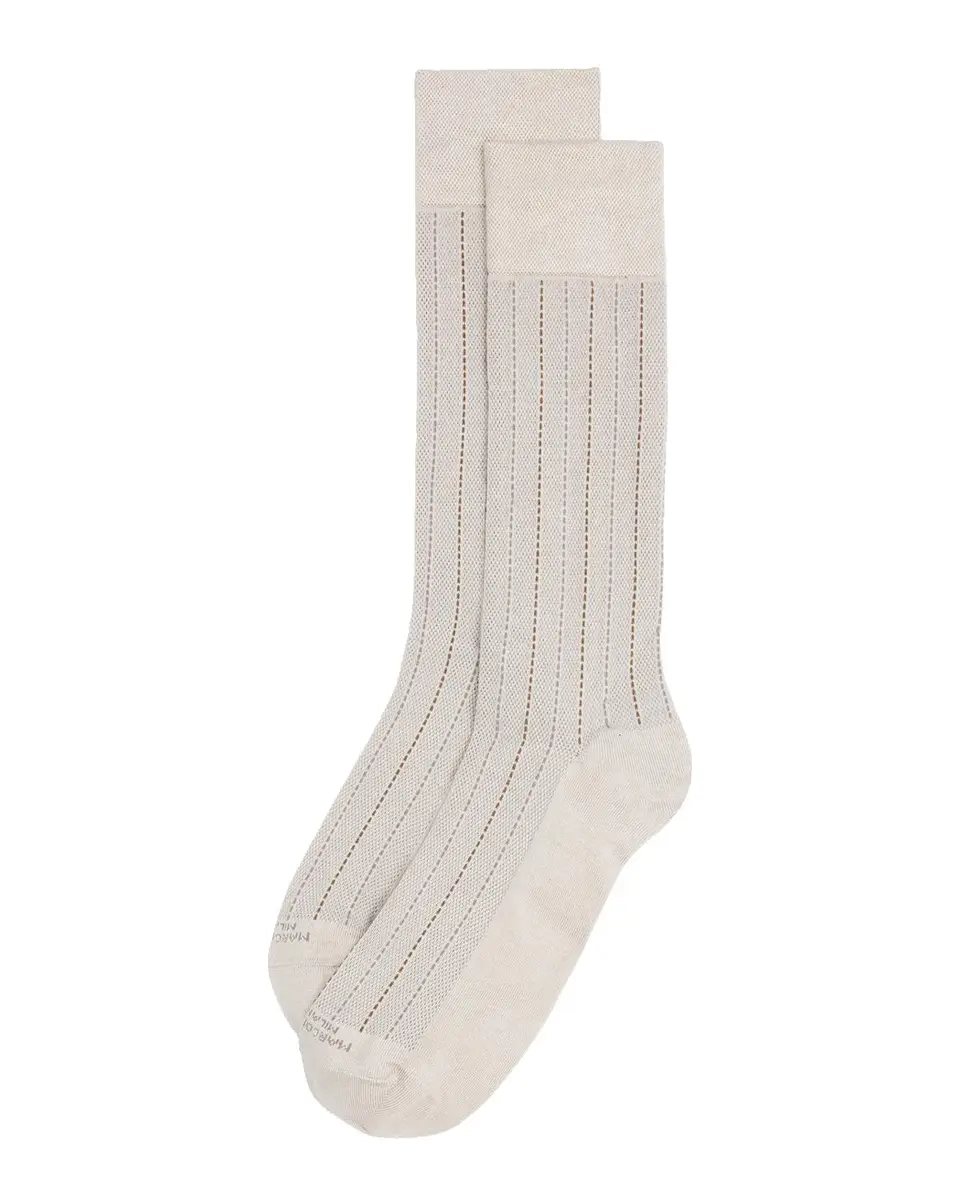 Marcoliani Men's Elegance Pique Crew Socks | Thumbnail 3 Marcoliani Men's Elegance Pique Crew Socks | Thumbnail 3
