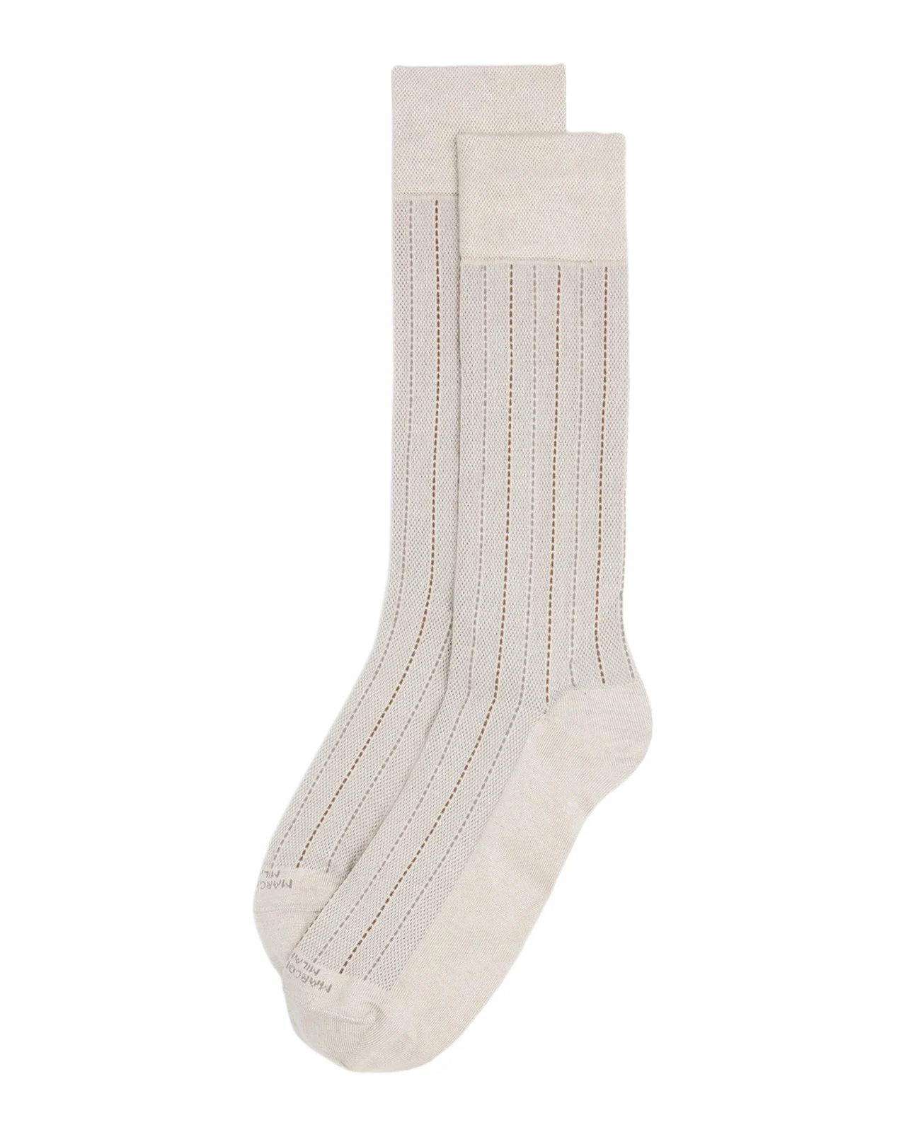 Marcoliani Men's Elegance Pique Crew Socks