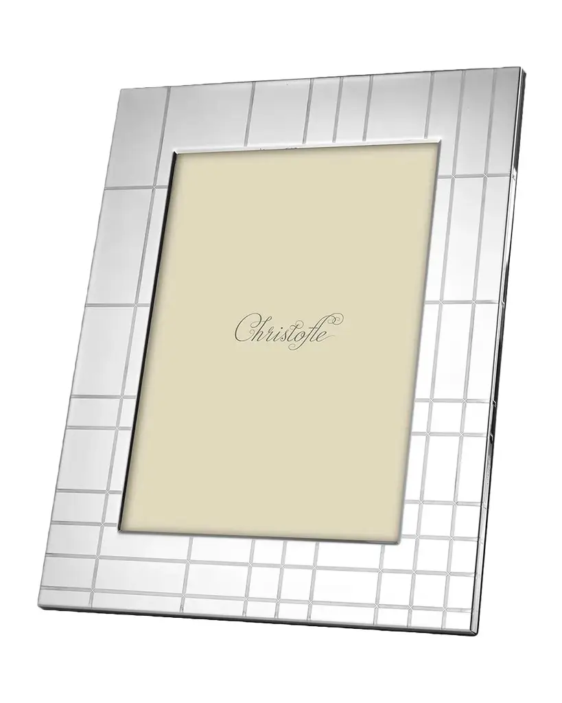 Christofle Graphik Stainless Steel Frame, 5" x 7" | Image 1 Christofle Graphik Stainless Steel Frame, 5" x 7" | Image 1
