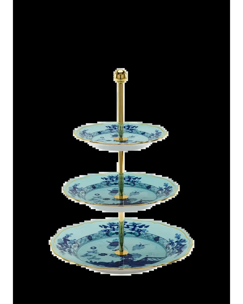 GINORI 1735 Oriente Italiano Iris 3-Tier Stand | Thumbnail 2