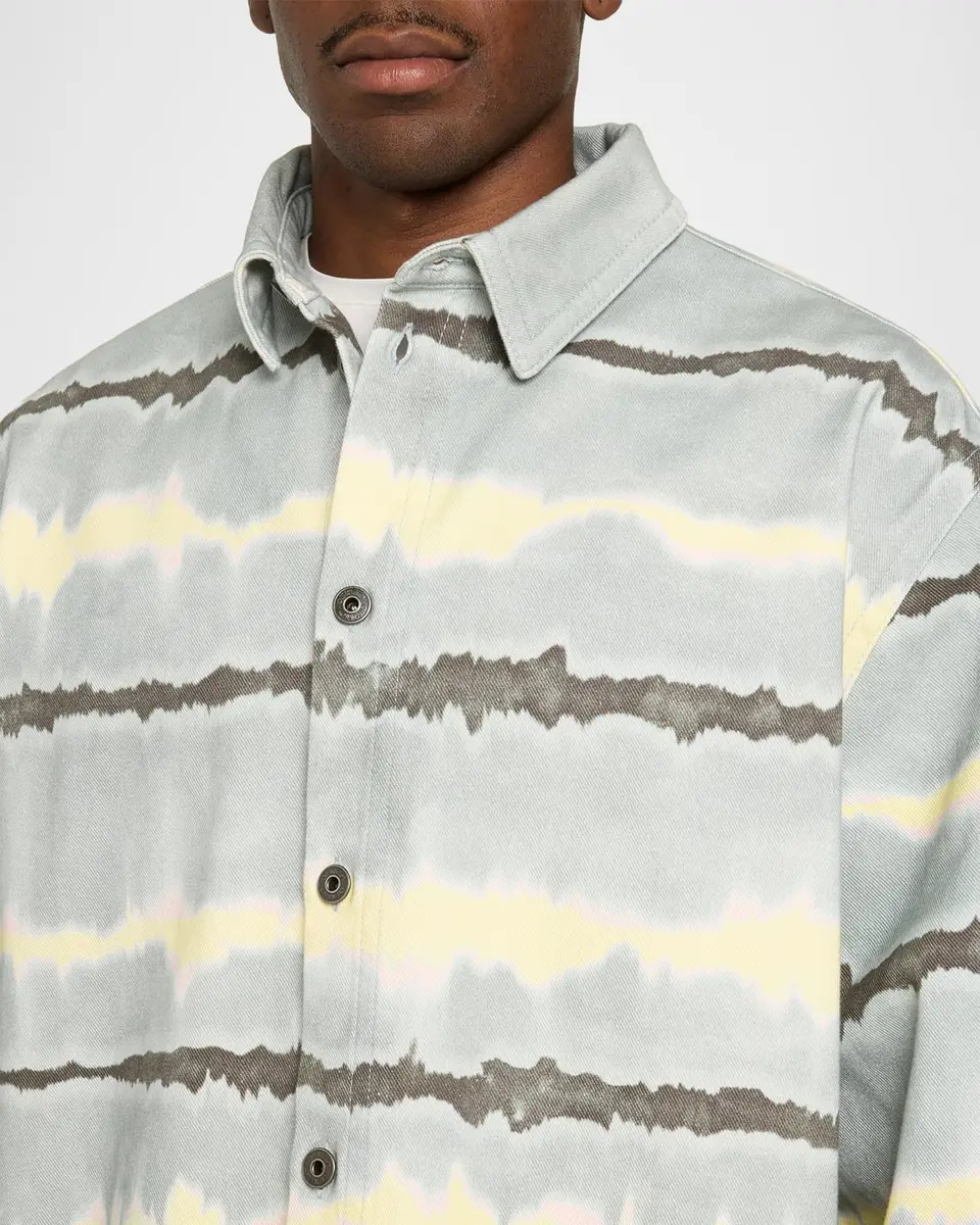 Off-White Men's Tie-Dye Drill Button-Down Shirt | Thumbnail 5 Off-White Men's Tie-Dye Drill Button-Down Shirt | Thumbnail 5