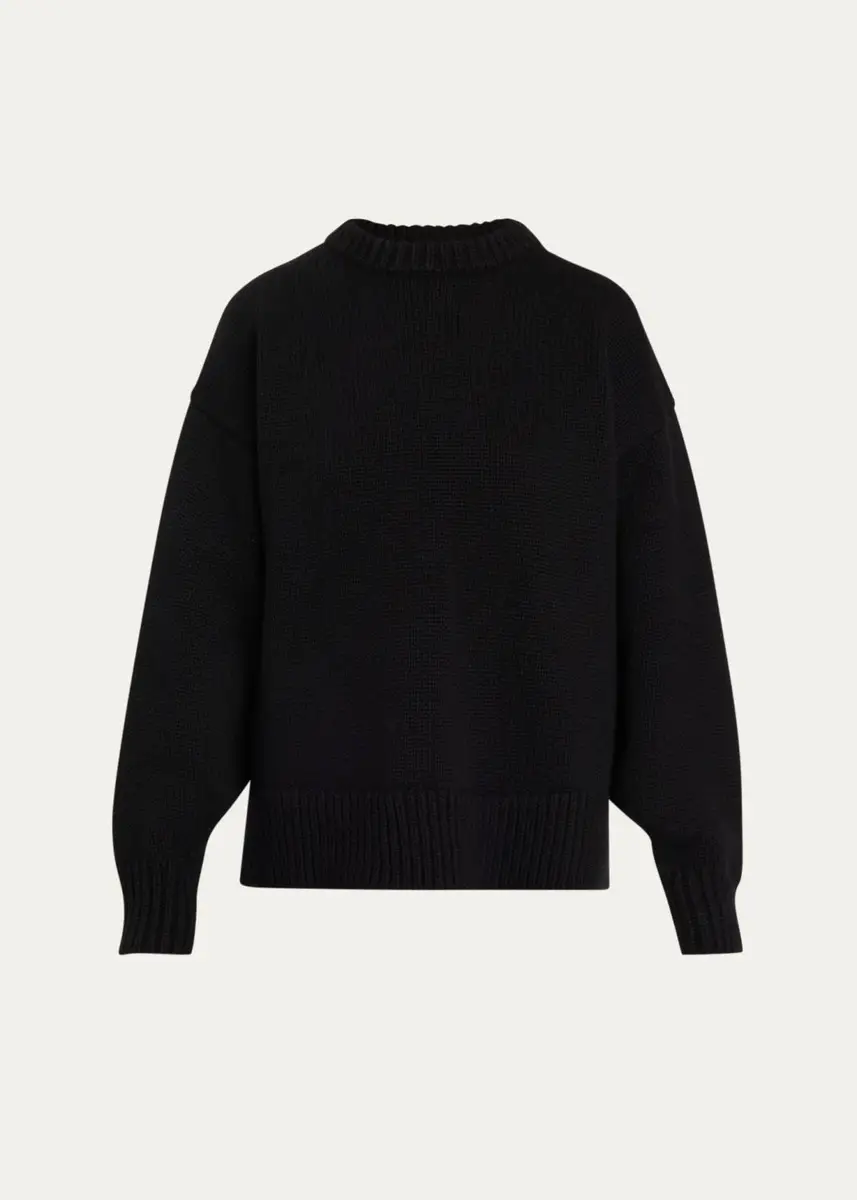 The Row Ophelia Wool-Cashmere Crewneck Sweater | Thumbnail 6 The Row Ophelia Wool-Cashmere Crewneck Sweater | Thumbnail 6