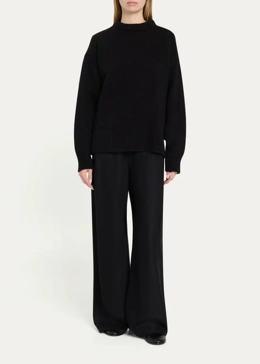 The Row Ophelia Wool-Cashmere Crewneck Sweater | Thumbnail 7 The Row Ophelia Wool-Cashmere Crewneck Sweater | Thumbnail 7