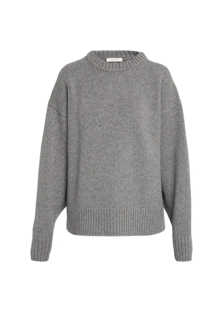 The Row Ophelia Wool-Cashmere Crewneck Sweater | Image 1 The Row Ophelia Wool-Cashmere Crewneck Sweater | Image 1