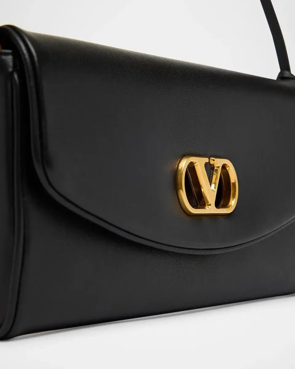 Valentino Garavani DeVain VLogo Leather Top-Handle Bag | Thumbnail 9 Valentino Garavani DeVain VLogo Leather Top-Handle Bag | Thumbnail 9