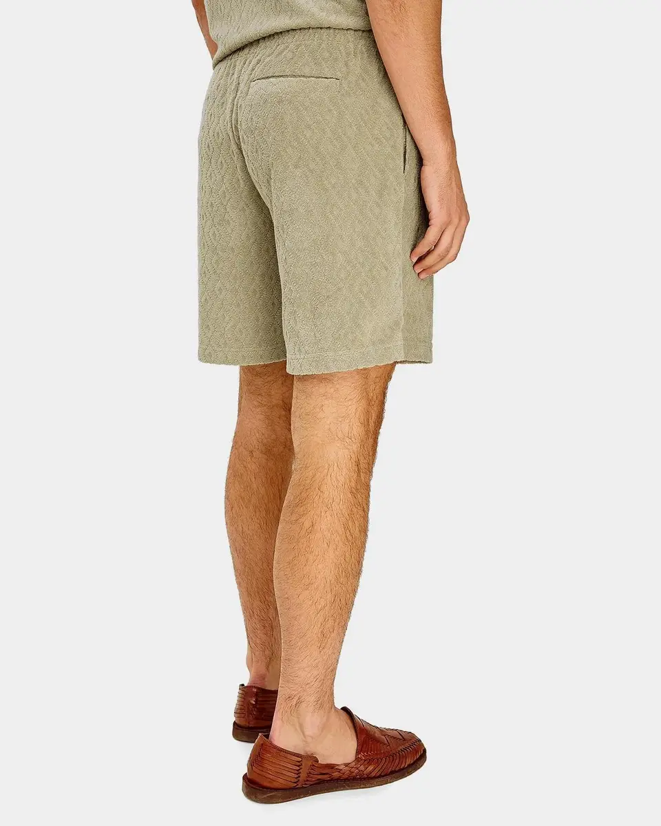 RAILS Men's Nova Terry Diamond-Jacquard Drawstring Shorts | Thumbnail 3