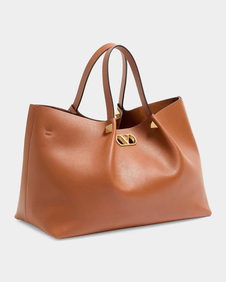 Valentino Garavani Large Soft Leather Shopping Bag | Thumbnail 6 Valentino Garavani Large Soft Leather Shopping Bag | Thumbnail 6