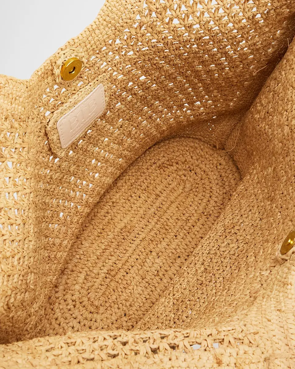 BTB Los Angeles Hunter Fringed Raffia Tote Bag | Thumbnail 4 BTB Los Angeles Hunter Fringed Raffia Tote Bag | Thumbnail 4