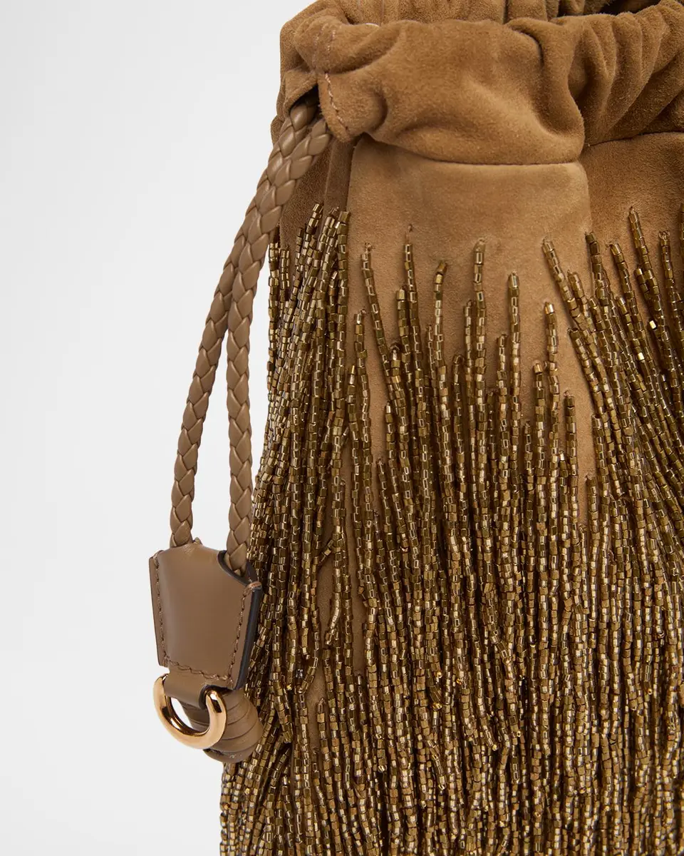 Etro Kalispera Beaded Fringe Leather Shoulder Bag | Thumbnail 6 Etro Kalispera Beaded Fringe Leather Shoulder Bag | Thumbnail 6
