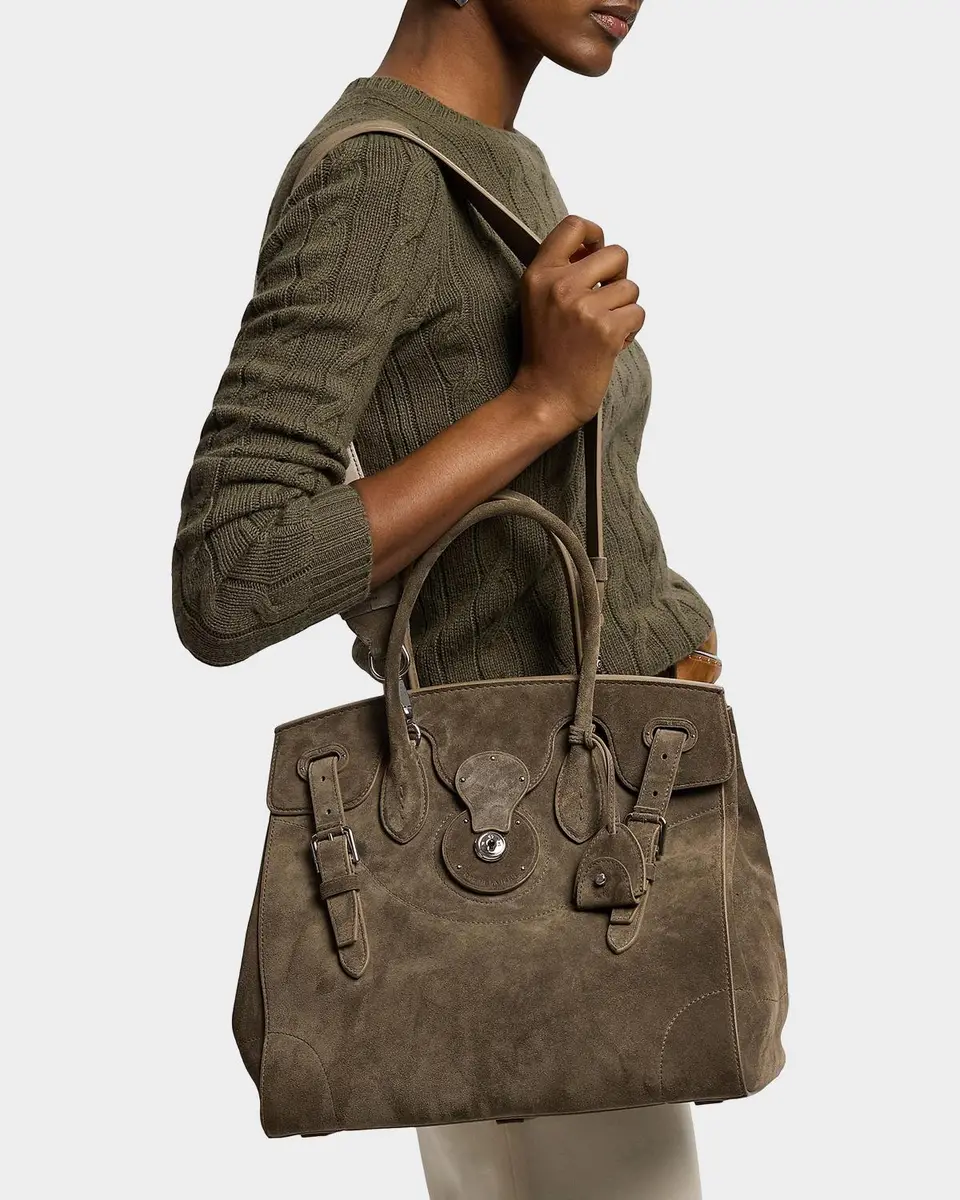 Ralph Lauren Collection Extra-Soft Ricky 33 Calf-Suede Bag | Thumbnail 2 Ralph Lauren Collection Extra-Soft Ricky 33 Calf-Suede Bag | Thumbnail 2