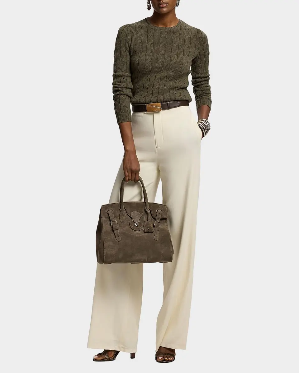 Ralph Lauren Collection Extra-Soft Ricky 33 Calf-Suede Bag | Thumbnail 5 Ralph Lauren Collection Extra-Soft Ricky 33 Calf-Suede Bag | Thumbnail 5