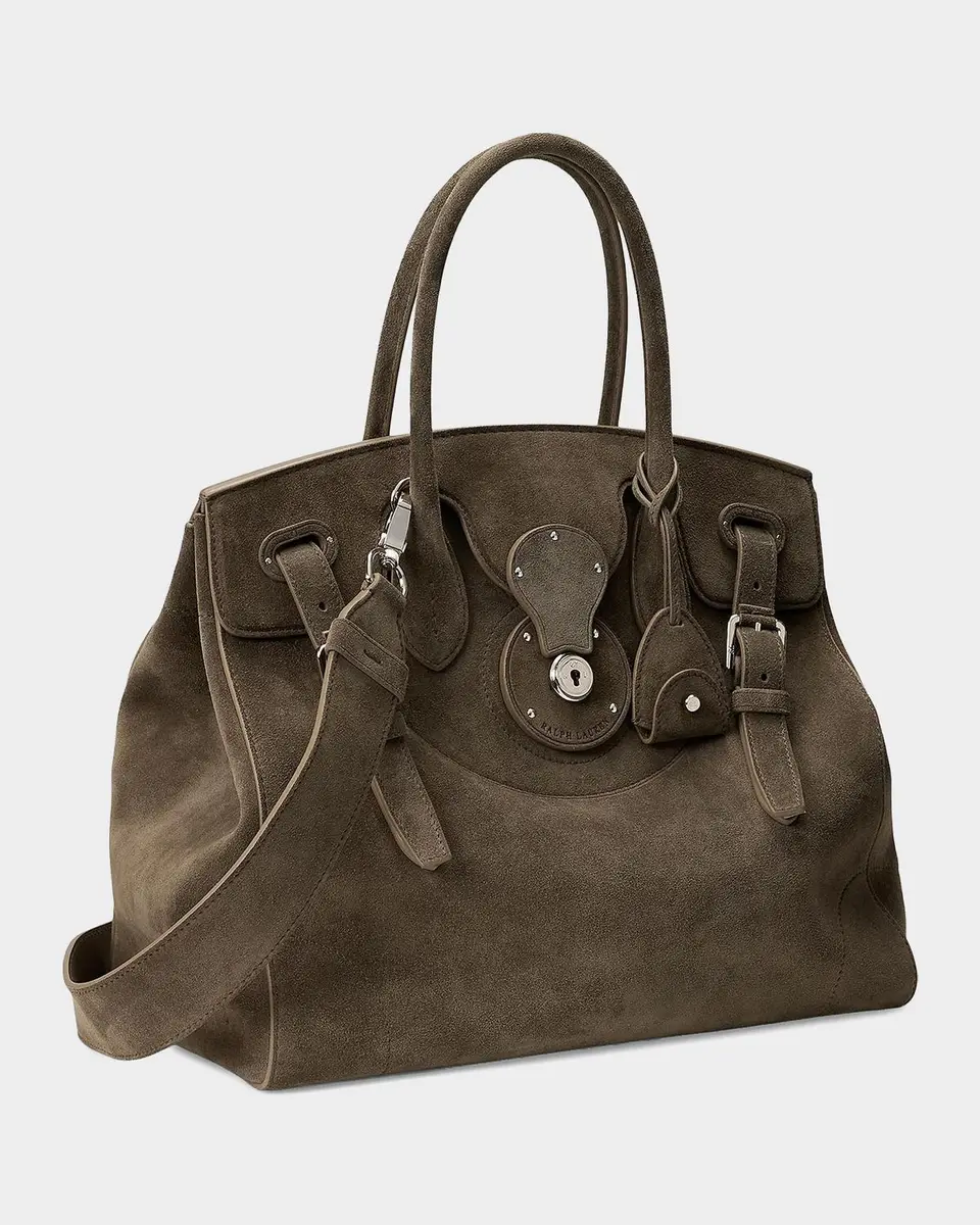 Ralph Lauren Collection Extra-Soft Ricky 33 Calf-Suede Bag | Thumbnail 8 Ralph Lauren Collection Extra-Soft Ricky 33 Calf-Suede Bag | Thumbnail 8