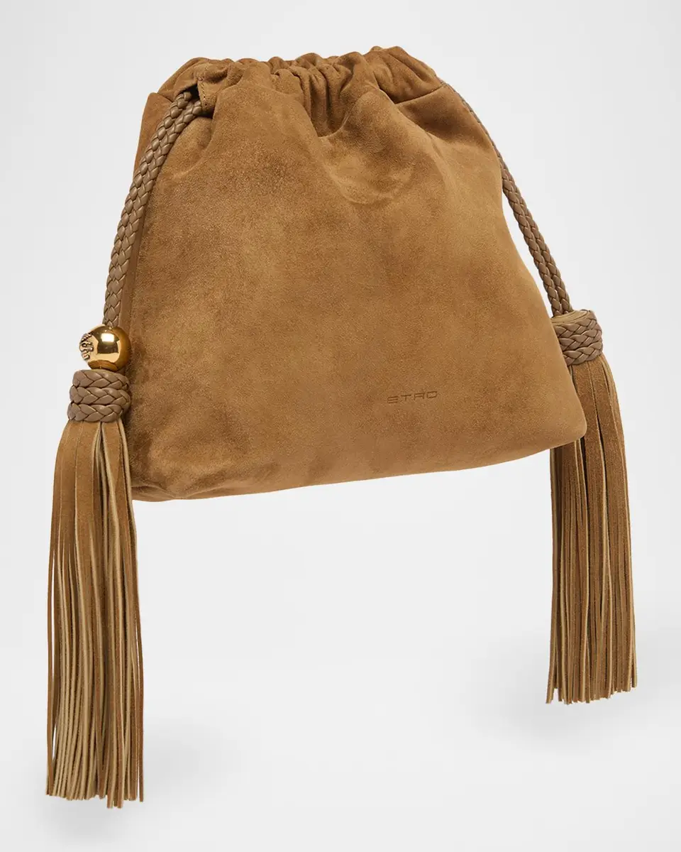 Etro Kalispera Extra-Small Suede Shoulder Bag | Thumbnail 3