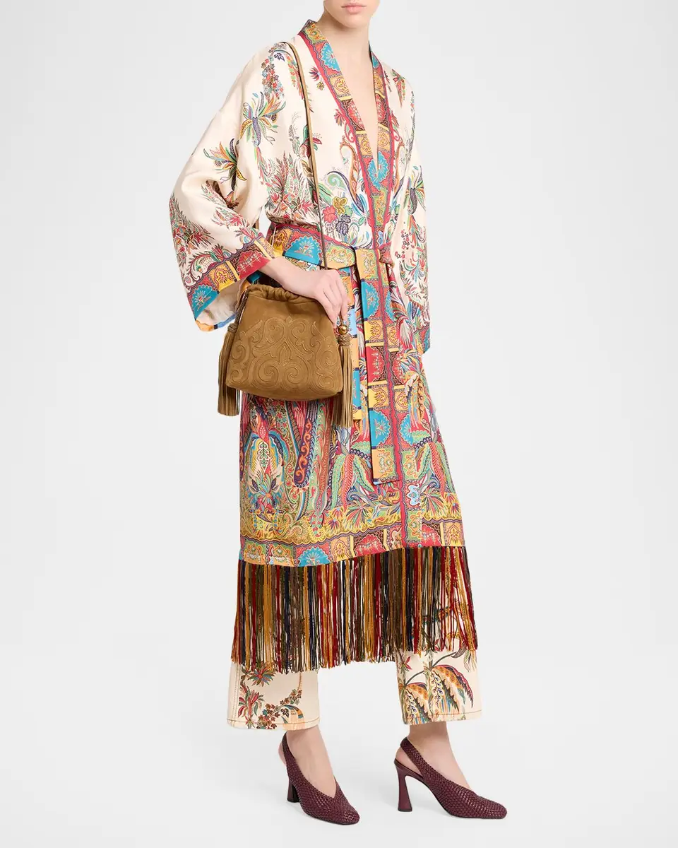 Etro Kalispera Extra-Small Suede Shoulder Bag | Thumbnail 5